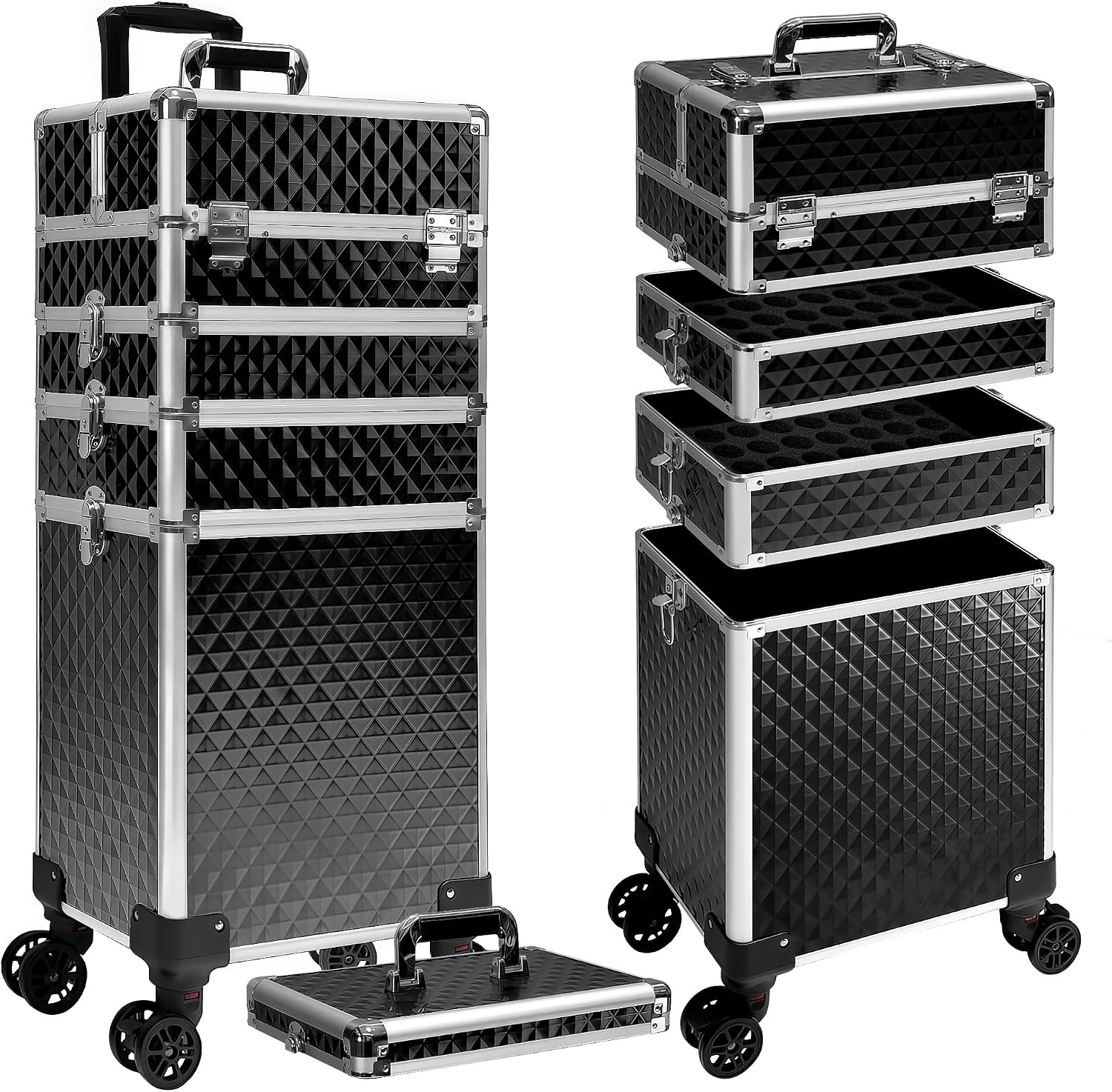 Rolling Makeup Train Case, Cos - Beauty & Makeup Katia Di Paola ulasan dan harga
