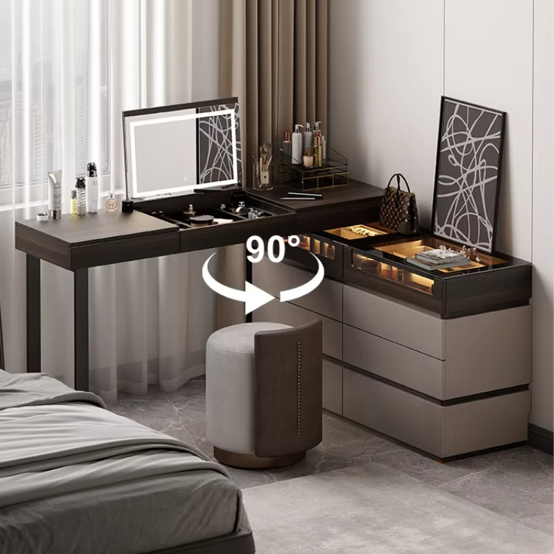Women Organizer Luxury Dresser - Beauty Makeup Vanity Set ulasan dan harga