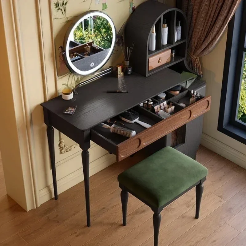 Organizer Black Vanity Table D - Beauty Makeup Vanity Set ulasan dan harga