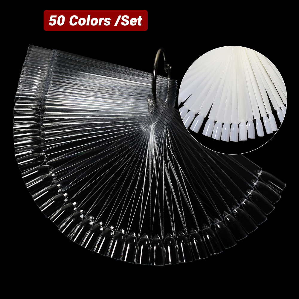 50Pcs False Nail Display Stick - Contour Palette Stick ulasan dan harga